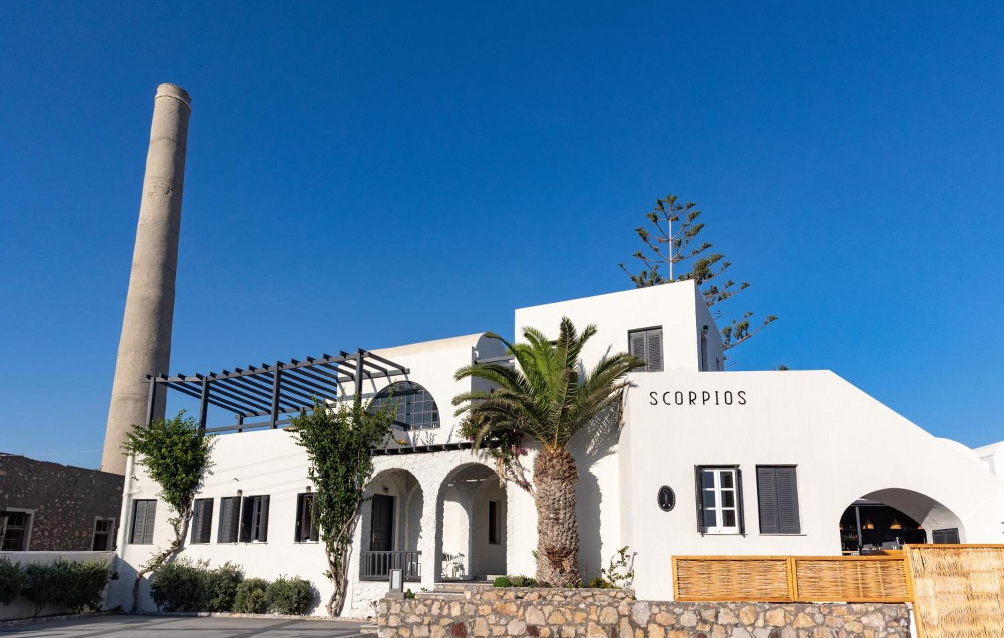 Scorpios Beach Monólithos Exterior photo